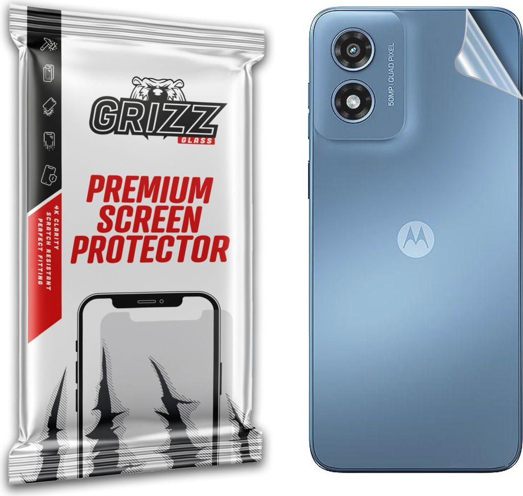 Folie auf der Rückseite GrizzGlass UltraSkin für Motorola Moto G Play 2024