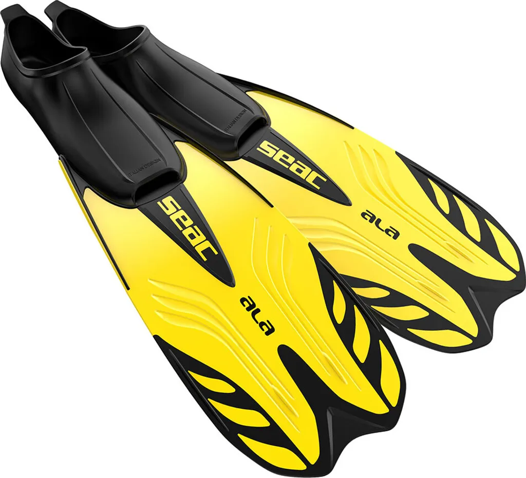 Palmes de plongée Seacsub Ala Jaune 42-43 contre la Fatigue Musculaire