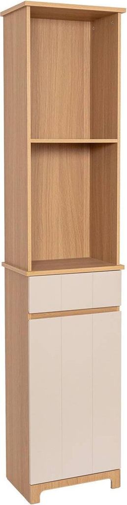 Mdf säule 1 tür + 1 schublade + 2 regale - rivoli - Tendance