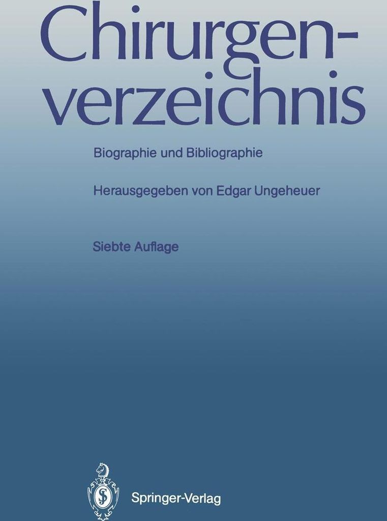 Chirurgenverzeichnis