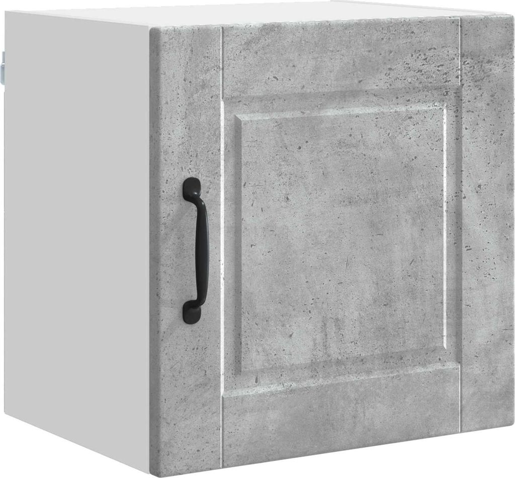 vidaXL Küchenschrank mit Tür Beton Grau 40 x 31 x 40 cm Holzwerkstoff