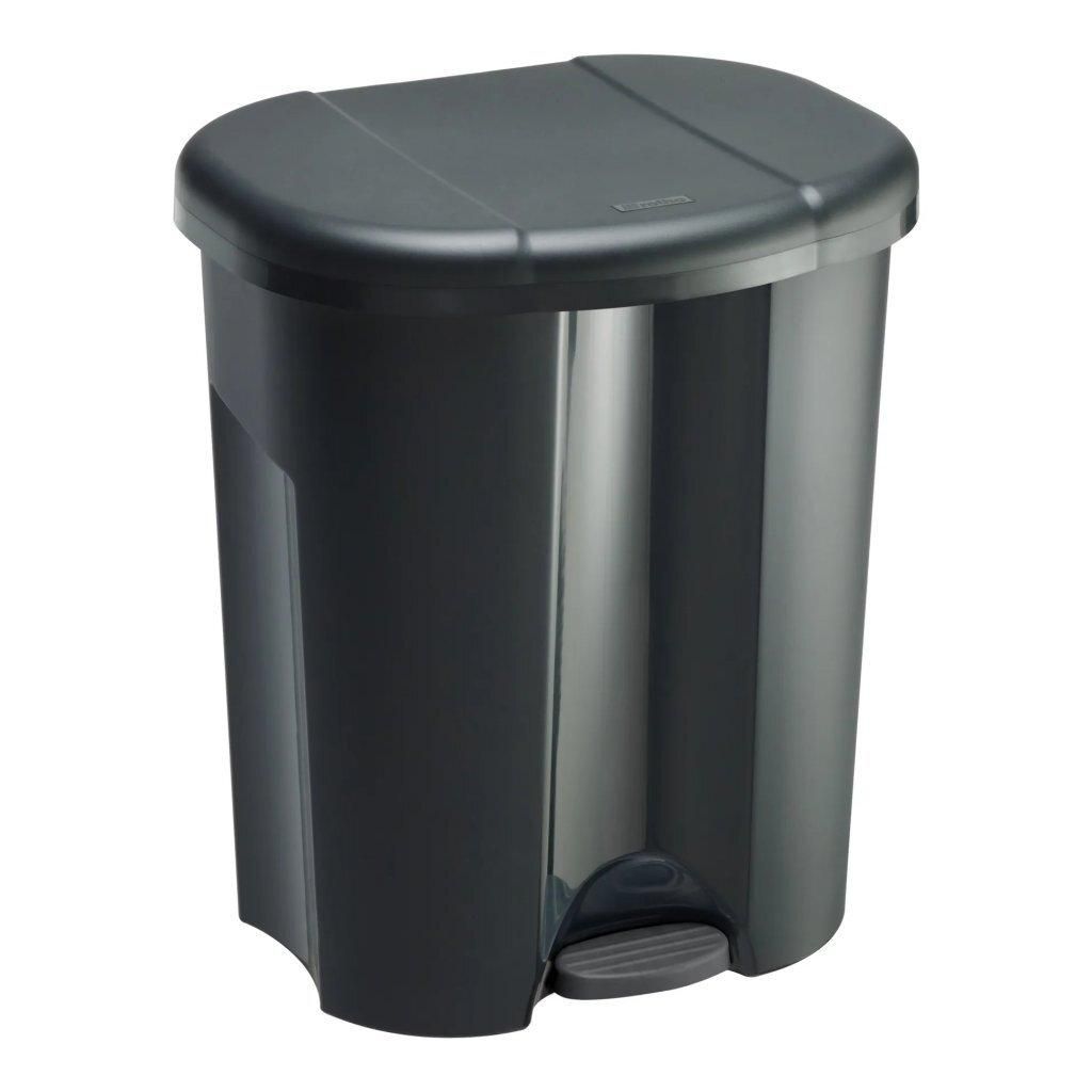 Rotho Pila Abfallbehälter 40 l, schwarz