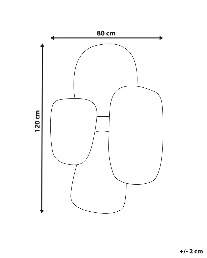 Grand Miroir Rectangulaire Argent 120 cm - Décoration Murale Chic Lumarko