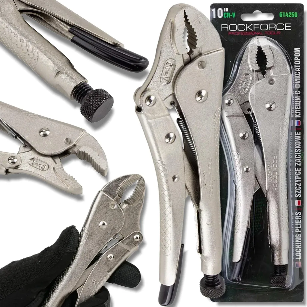 Offerta ROCKFORCE Pinza Morsea 250mm - Acciaio CRV Professionale a Prezzo Outlet