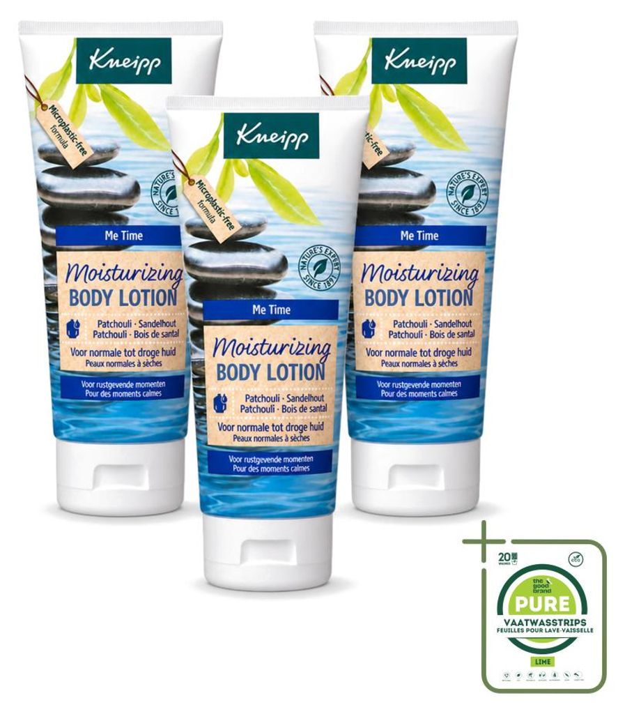 3 x Kneipp Lichaamslotion "Me-Time" - Patchouli & Productafbeelding 