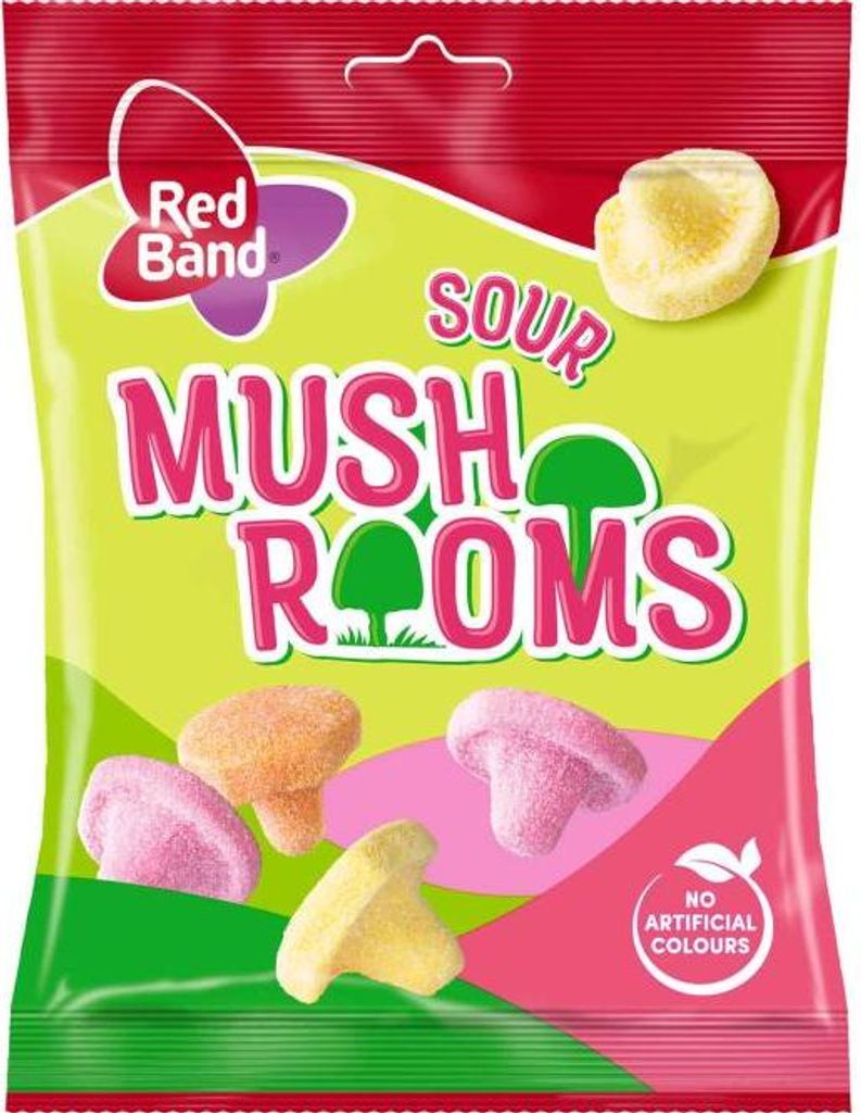 Red Band Sour Mushrooms 100g Produktbild 