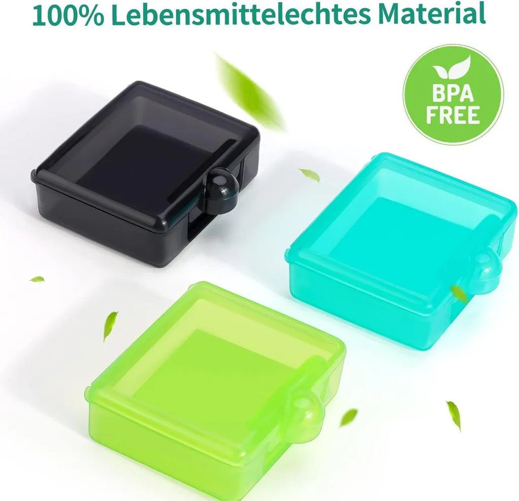 Pilulier de voyage compact à 3 compartiments pour cure de vitamines