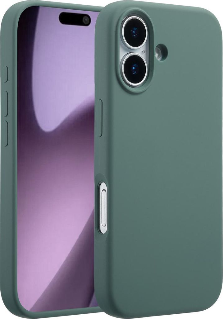 Accezz Liquid Silikoncase mit MagSafe iPhone 17 - Dunkelgrün