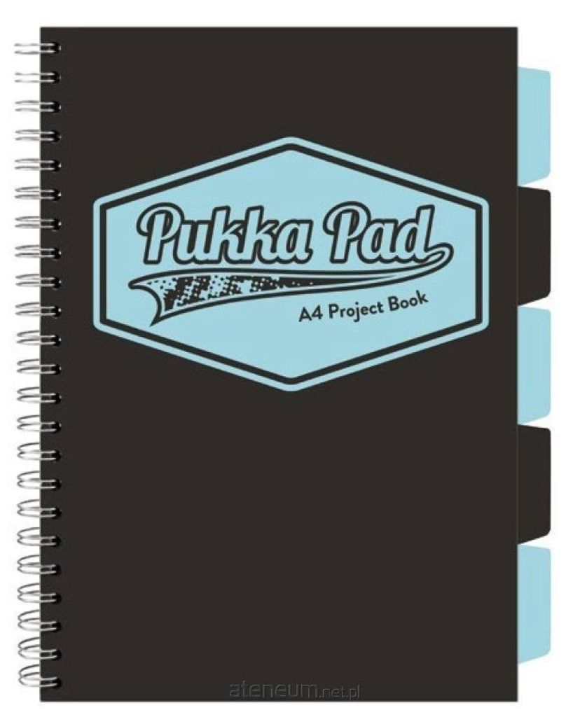 Kołozeszyt Pukka Pad A4 Project Book Black & Blue Sky Zdjęcie produktu 