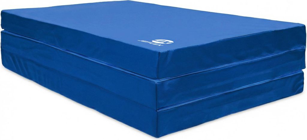 Turnmatte klappbar 210 x 100 x 8 cm BLAU Weichbodenmatte Produktbild 