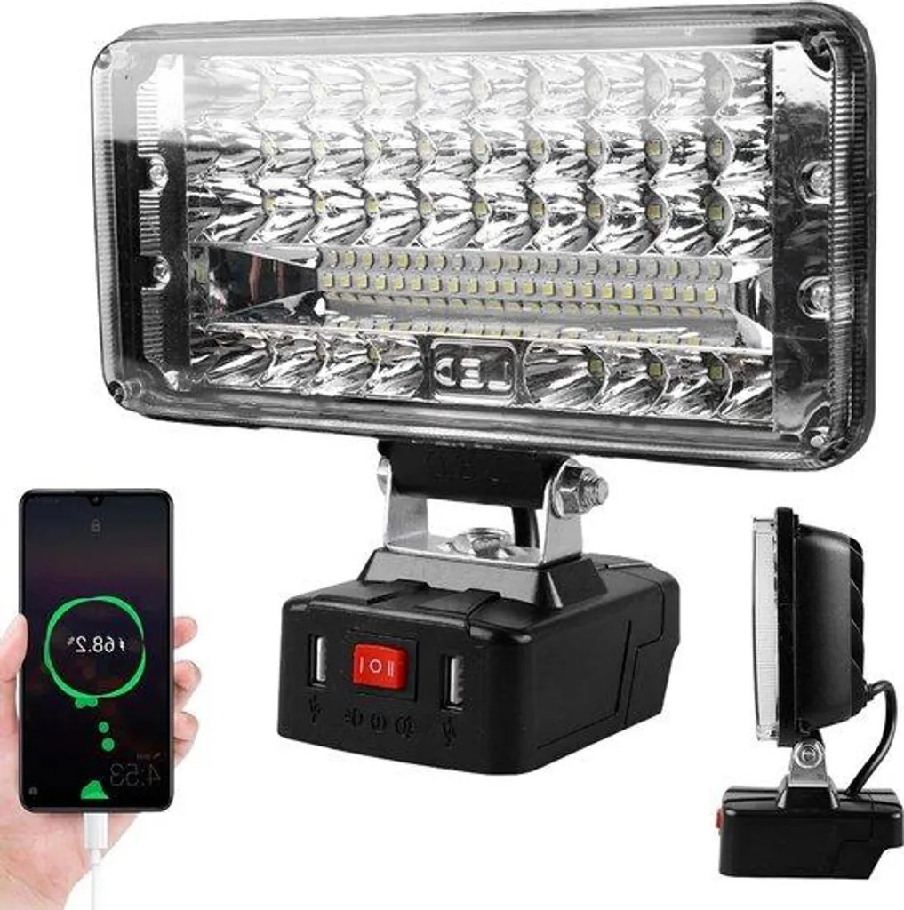 Éclairage LED sans fil 48W 4800lm : fini les zones d'ombre USB