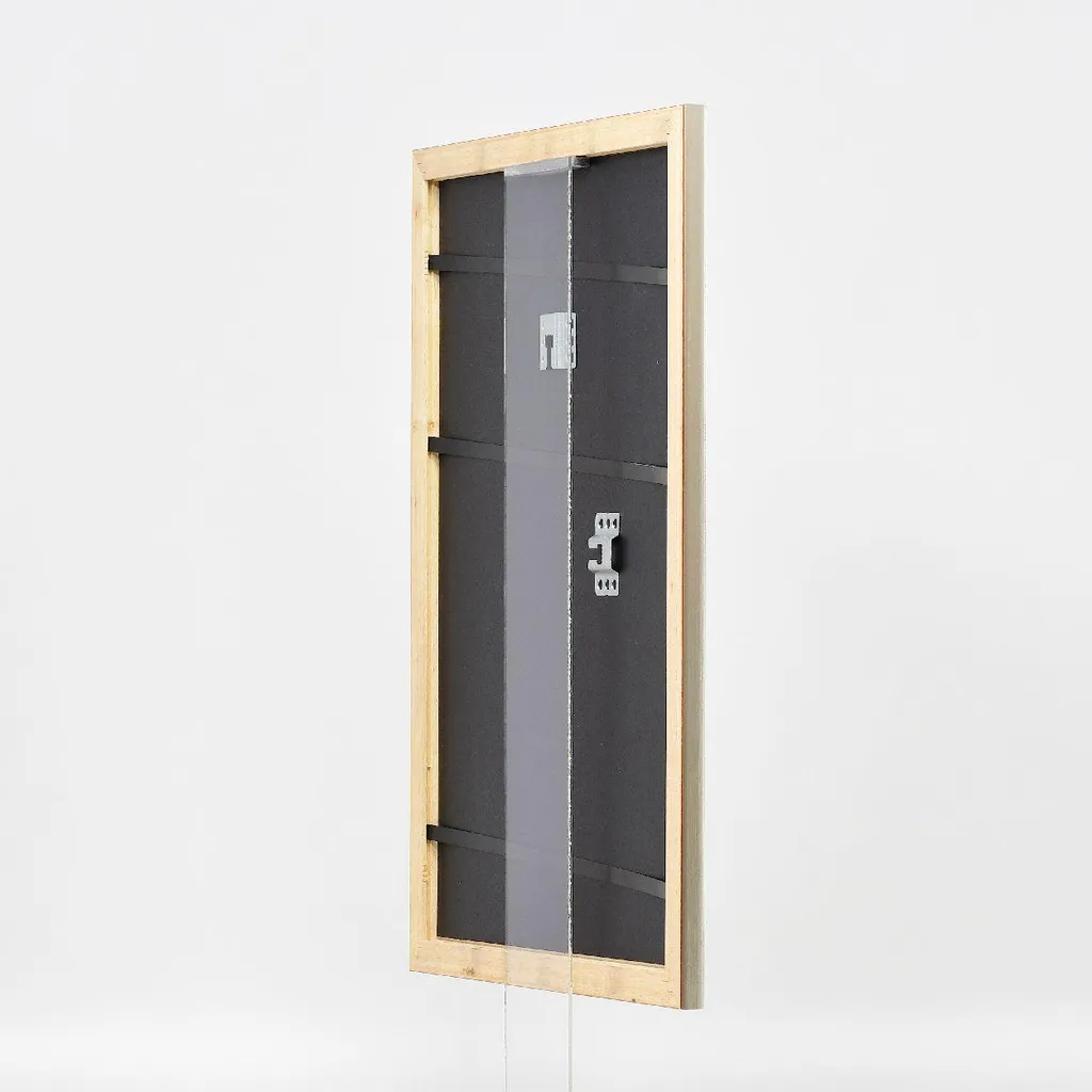Effect Profil 43: Cornice 25x50 Argento Legno e Vetro Artistico - 10