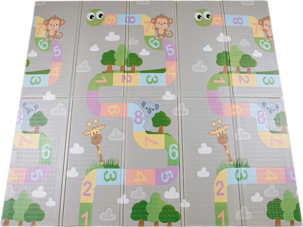 Spielmatte Krabbelmatte Wendbar Abwischbar Baby Kinder Produktbild 8