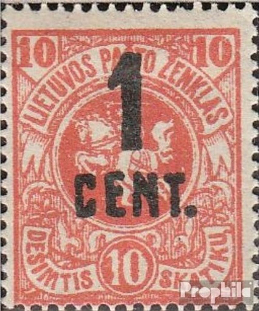 Briefmarken Litauen 1922 Mi 138 postfrisch Freimarken