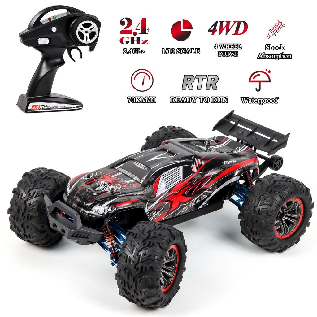 F14A RC-Auto, Hochgeschwindigkeits-1/10-2,4-GHz-Rennwagen, 70 km/h, 4WD, buerstenloser Gelaendewagen mit Metallteilen, C-Nabentraeger, Querlenker