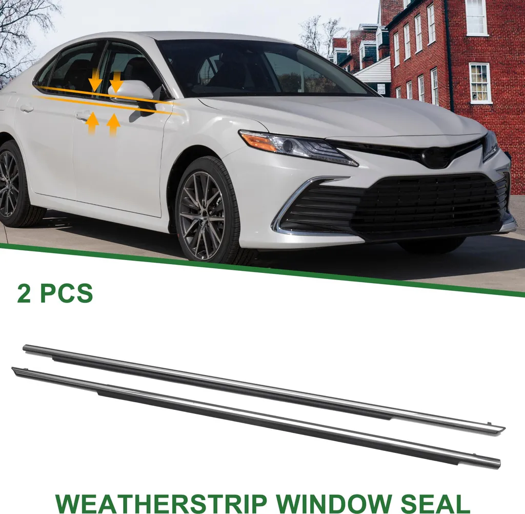 Joint Étanchéité Voiture PVC pour Toyota Camry 2007-2011 Avant 2Pcs