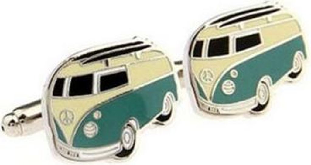 Gemelli da polso retro bus Immagine del prodotto 