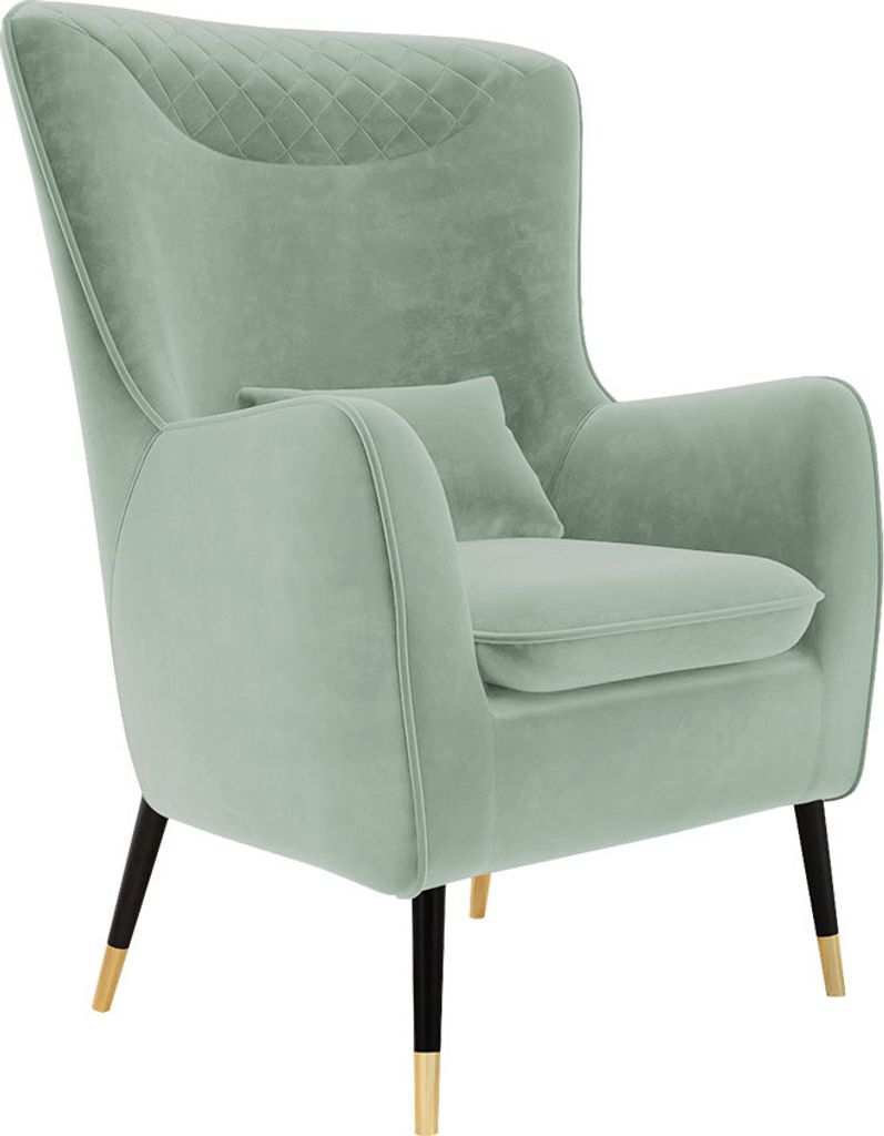 MIRJAN24 Sessel Lofner, Relaxsessel, Elegant Armsessel, Fernsehsessel, Sitzmöbel (Farbe: Magic Velvet 2227)