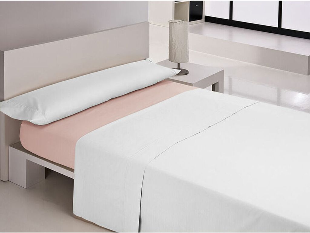 Spannbettlaken happy home mix colors pink bed de 200