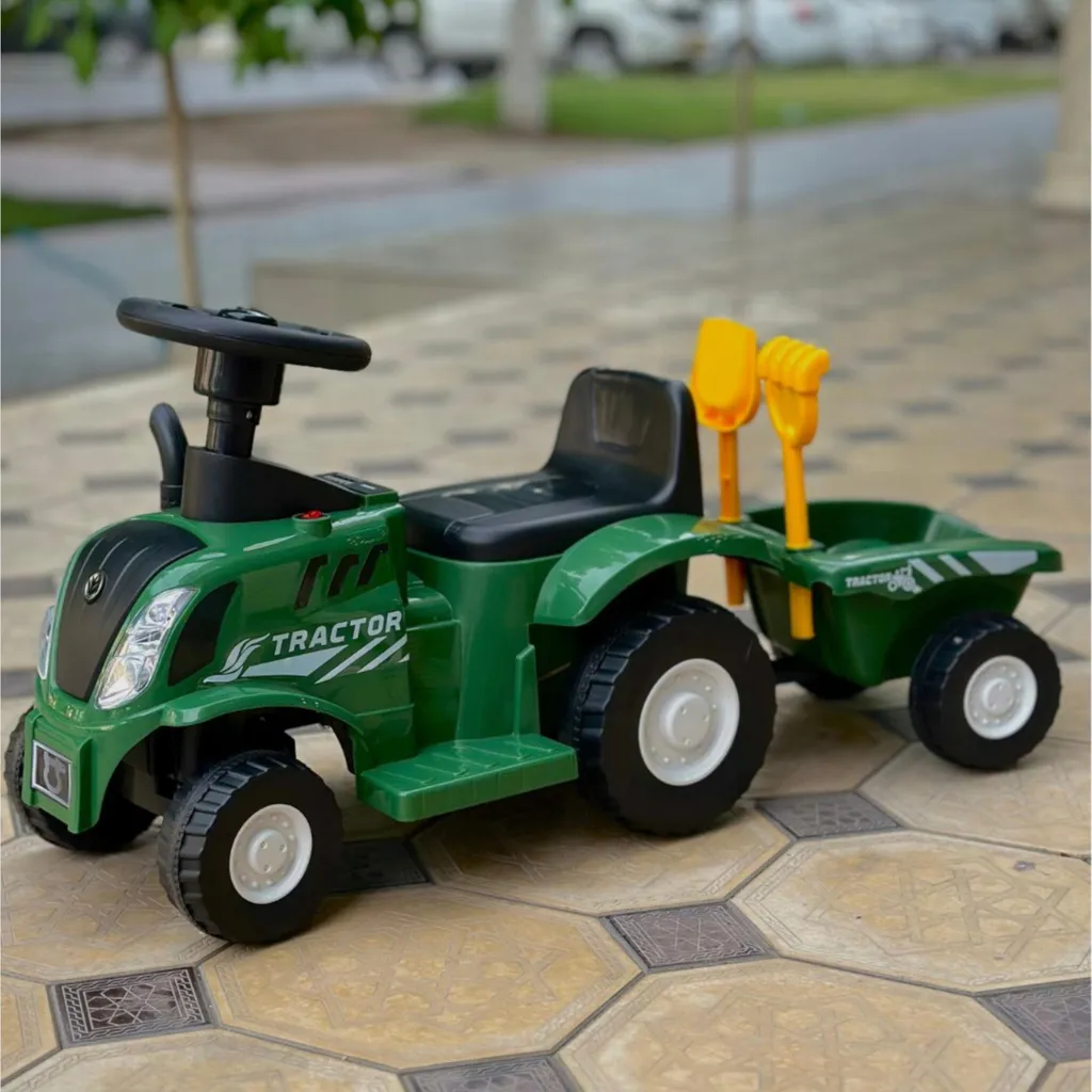 Tracteur enfant silencieux Z220Z avec remorque et bruits interactifs - 8