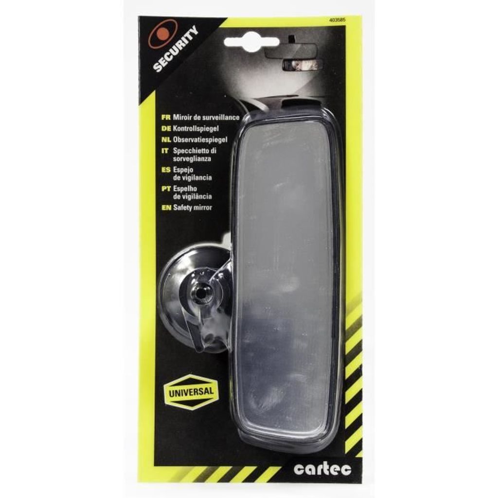 Cartec 403585, Spiegel, Rückspiegel, Schwarz, 143 mm, 63 mm, 290 mm