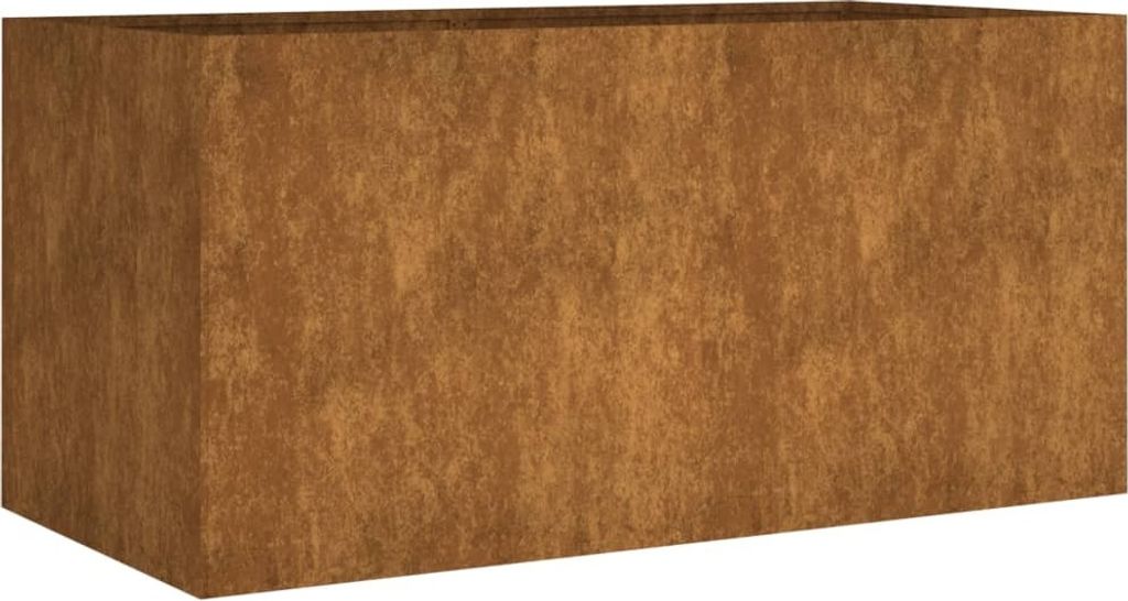 vidaXL Fioriera 80x40x40 cm in acciaio corten Immagine del prodotto 