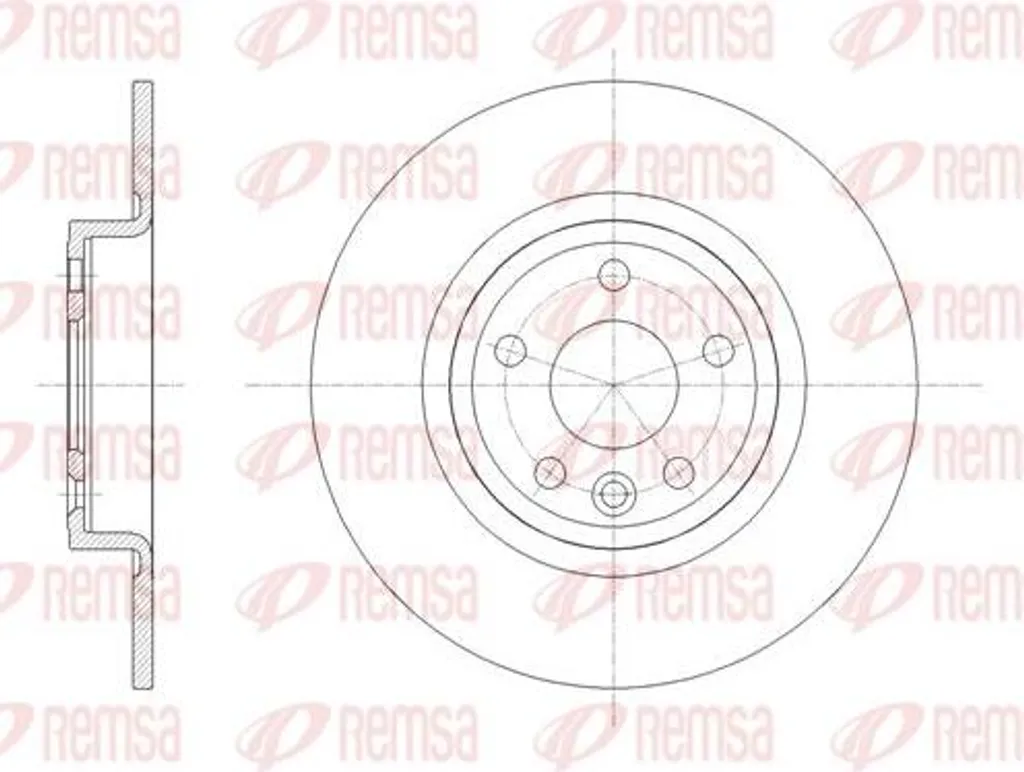 Disque de frein REMSA 61785.00 : Finis les sifflements sur Discovery