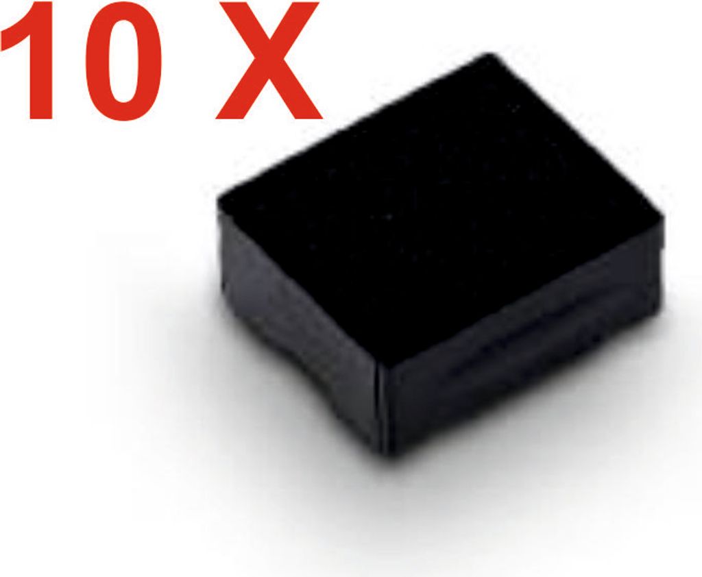 10 X Trodat Ersatzkissen 6/4908 für printy 4908 – Stempelfarbe schwarz