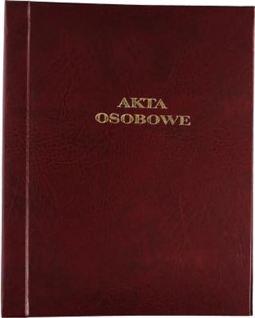 Cartella Personale A4 Rigida Rosso Bordeaux - Organizzazione Ufficio