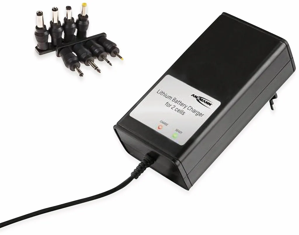 Ansmann LBC-2cells Chargeur rapide Li-Ion 2000 mA haute protection