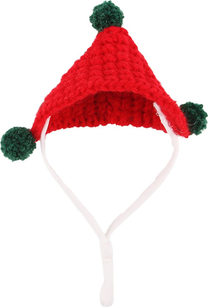 Hamstermütze, Mini-Mütze für Kleintiere mit verstellbarem Riemen, handgestrickt, schöne kleine Rattenmütze für Schlangen, Eidechsen, Hamster,...