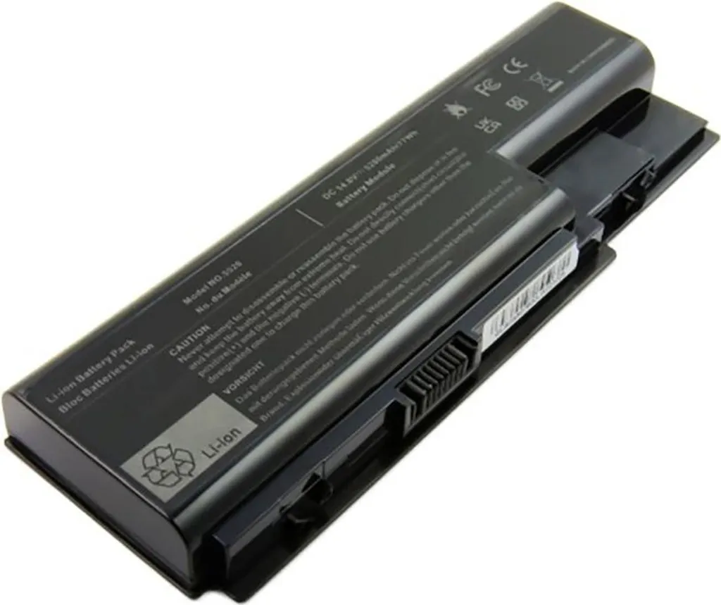 Batterie pour Acer Aspire 5220 Idéale pour Télétravail 5200mAh Noir