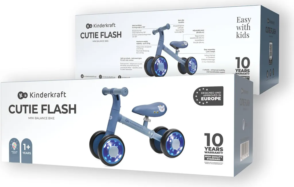 Veilleuse Musicale pour Bébé Kinderkraft CUTIE FLASH à LED Multicolore - 7