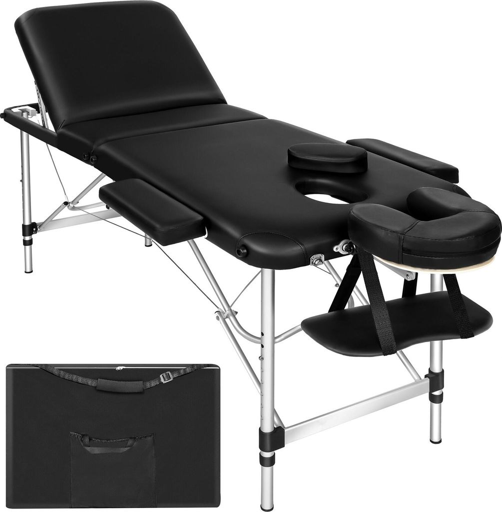 tectake 3 Zonen Massageliege - Aluminium Gestell - 5cm Produktbild 