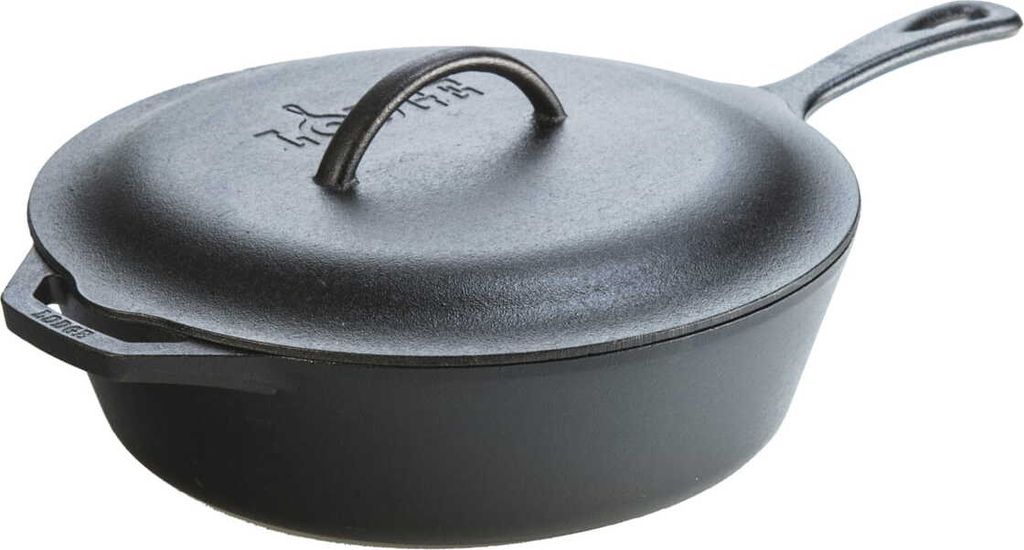 Lodge patelnia żeliwna głęboka z pokrywą 30 cm Produktbild 