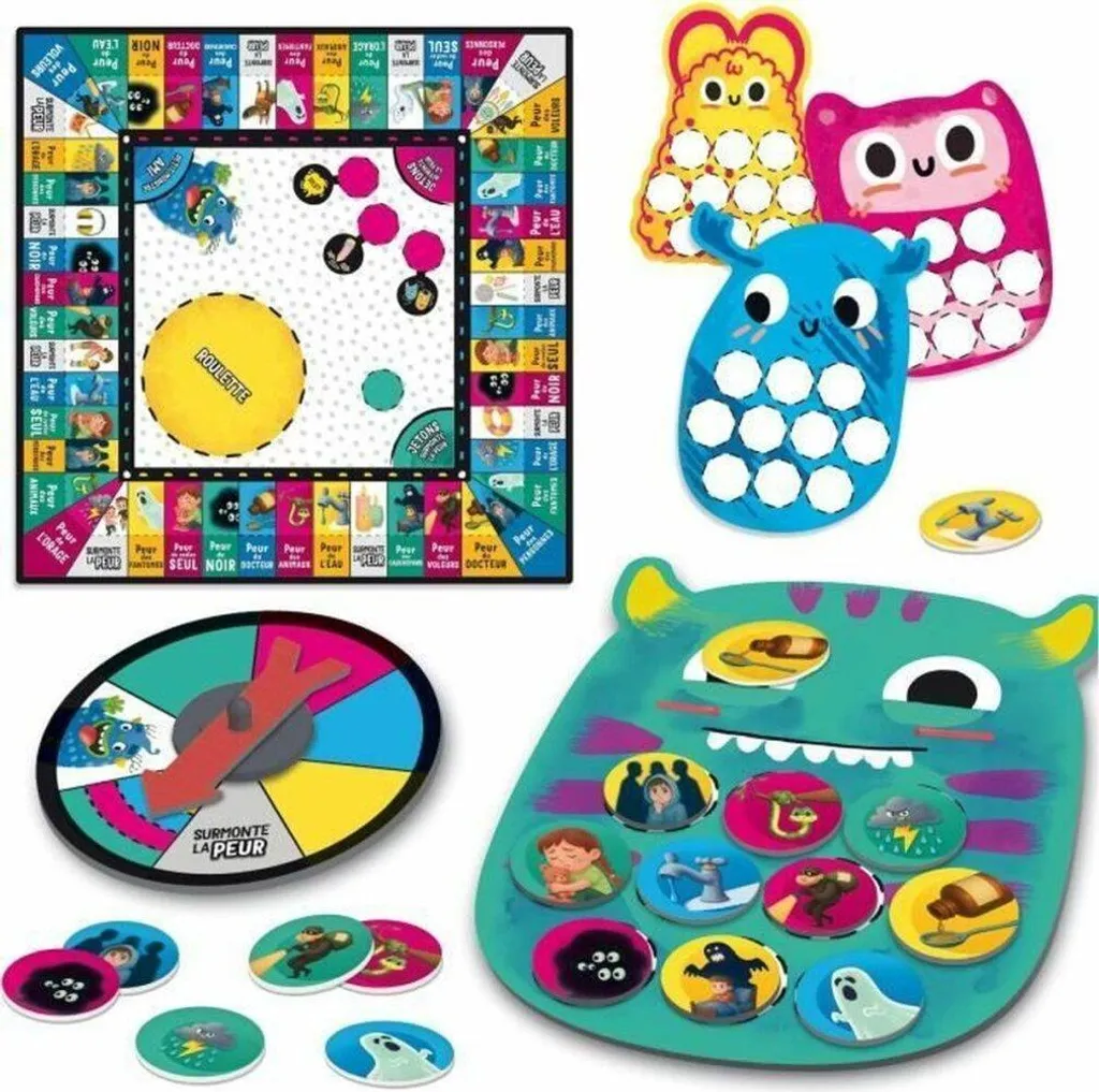 Lisciani Jeu Peurs avec Cartes Illustrées et Méthode d'Éveil Douce - 3