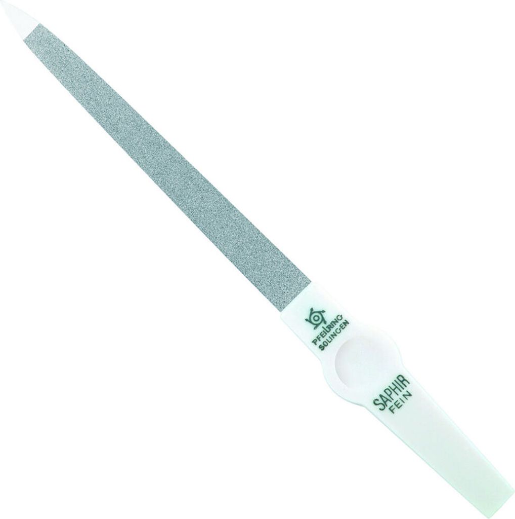 Pfeilring Saphir-Nagelfeile, weiß, doppelseitig, 18 cm lang Produktbild 
