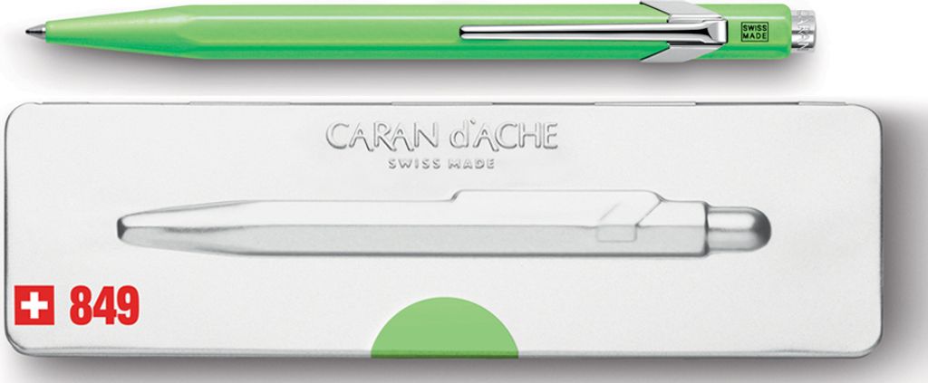 CARAN D'ACHE Druckkugelschreiber 849 POPLINE FLUO grün Produktbild 