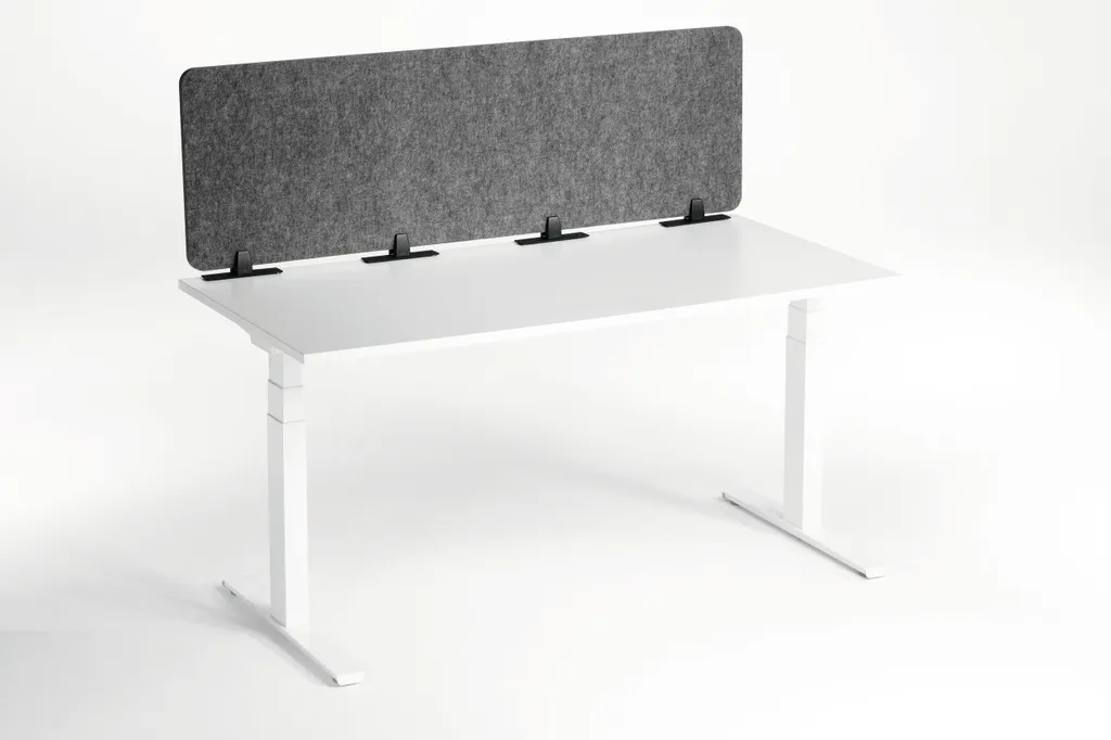 Aménager son bureau avec le séparateur EFFECT 160 Durable Gris 160cm