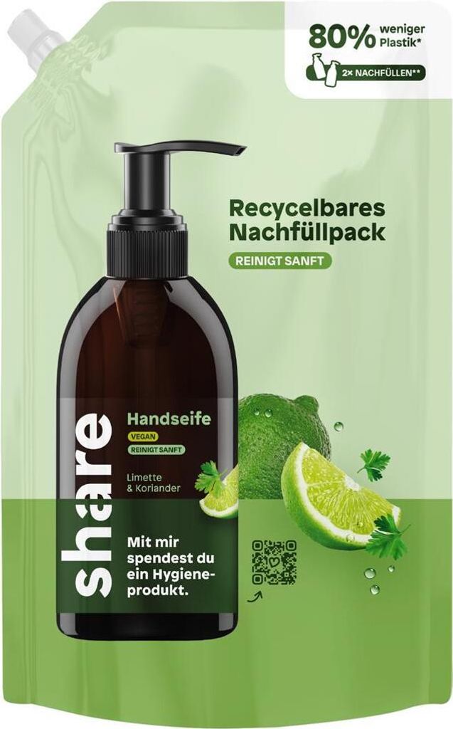 condividi H-01-13-02 Sapone liquido al lime e coriandolo Immagine del prodotto 