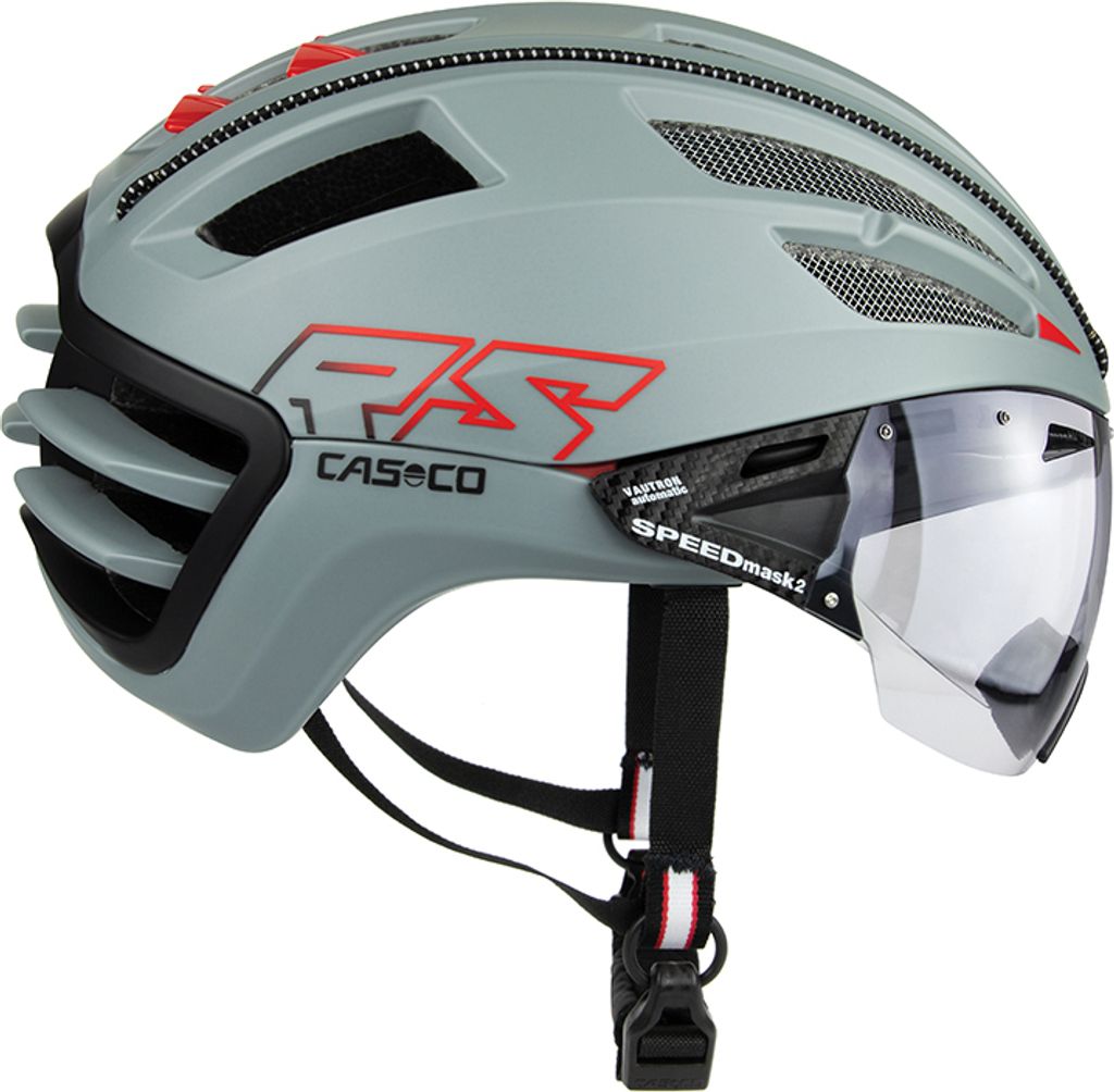Casco SPEEDairo 2 RS inkl. Vautron-Visier, Farbe:Infrared, Größe:S (52-56cm)