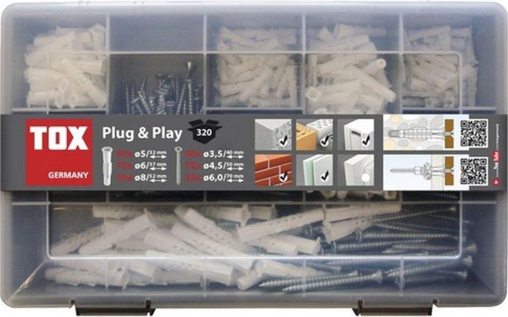 TOX Assortiment standard Plug & Play 320 pcs. - 1 pièce - Image du produit 