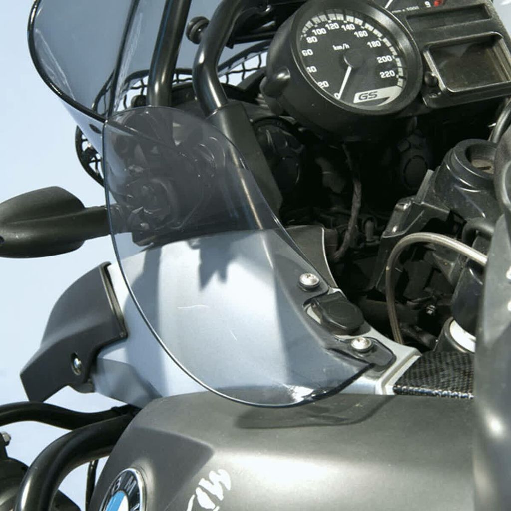 ISOTTA transparente Windschutzscheibenabweiser 255x115mm für BMW R 1200 GS Adv
