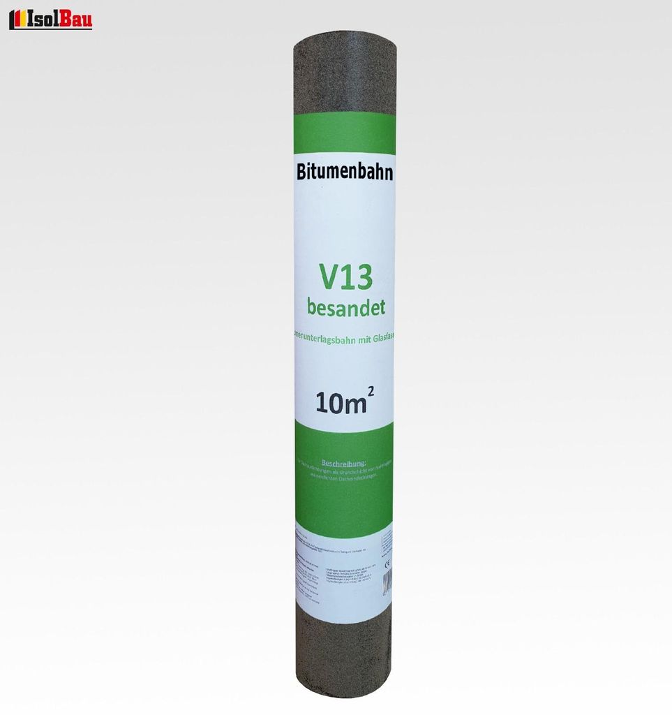 Dachpappe V 13 besandet mit Glasvlieseinlage 10 m² Dachbahn Produktbild 