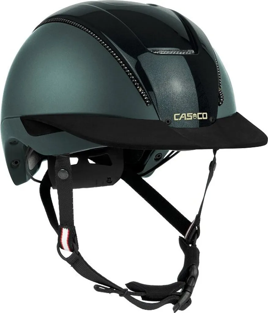 Casco Casque d'équitation Duell Vert Émeraude Taille M pour Cavalier