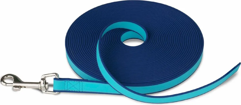 Longe d'éducation canine imperméable 10m bleue - Spécial Rappel - 4