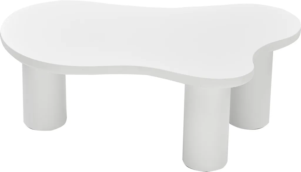Table basse design unique forme nuage - MDF avec patins feutres - 9