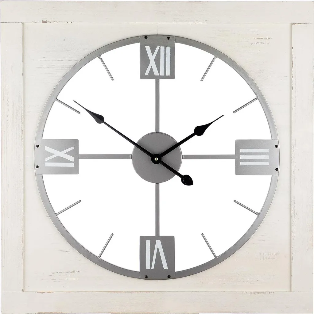 Horloge murale salon vintage 71cm : décorez vos grands murs avec style