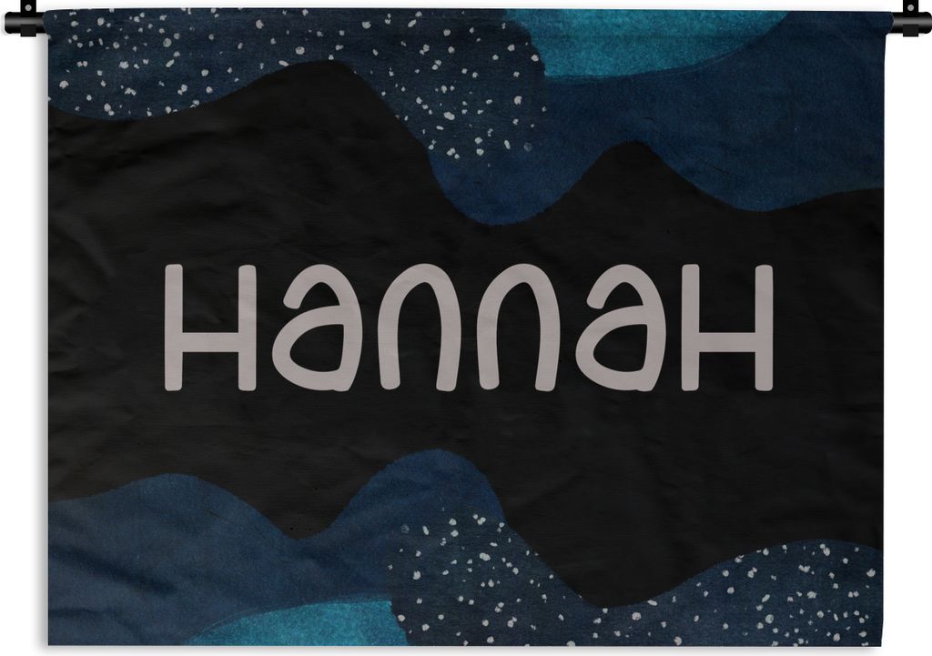 MuchoWow Wandteppich Wandbehang Hannah - Pastell - Mädchen 90x67.5 cm Tapisserie Dekoration Wandtuch - Fototeppich - Wand-Skulpturen