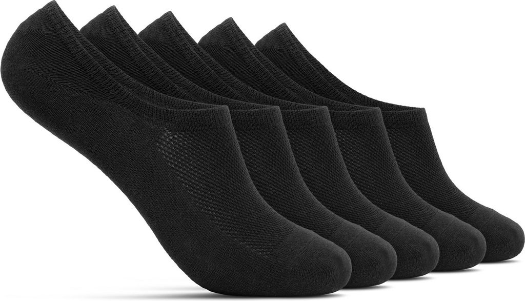 ROYALZ kurze Sneaker Socken 5 Paar für Damen und Herren bequem modern atmungsaktiv – unsichtbare Füßlinge mit Silikonpads